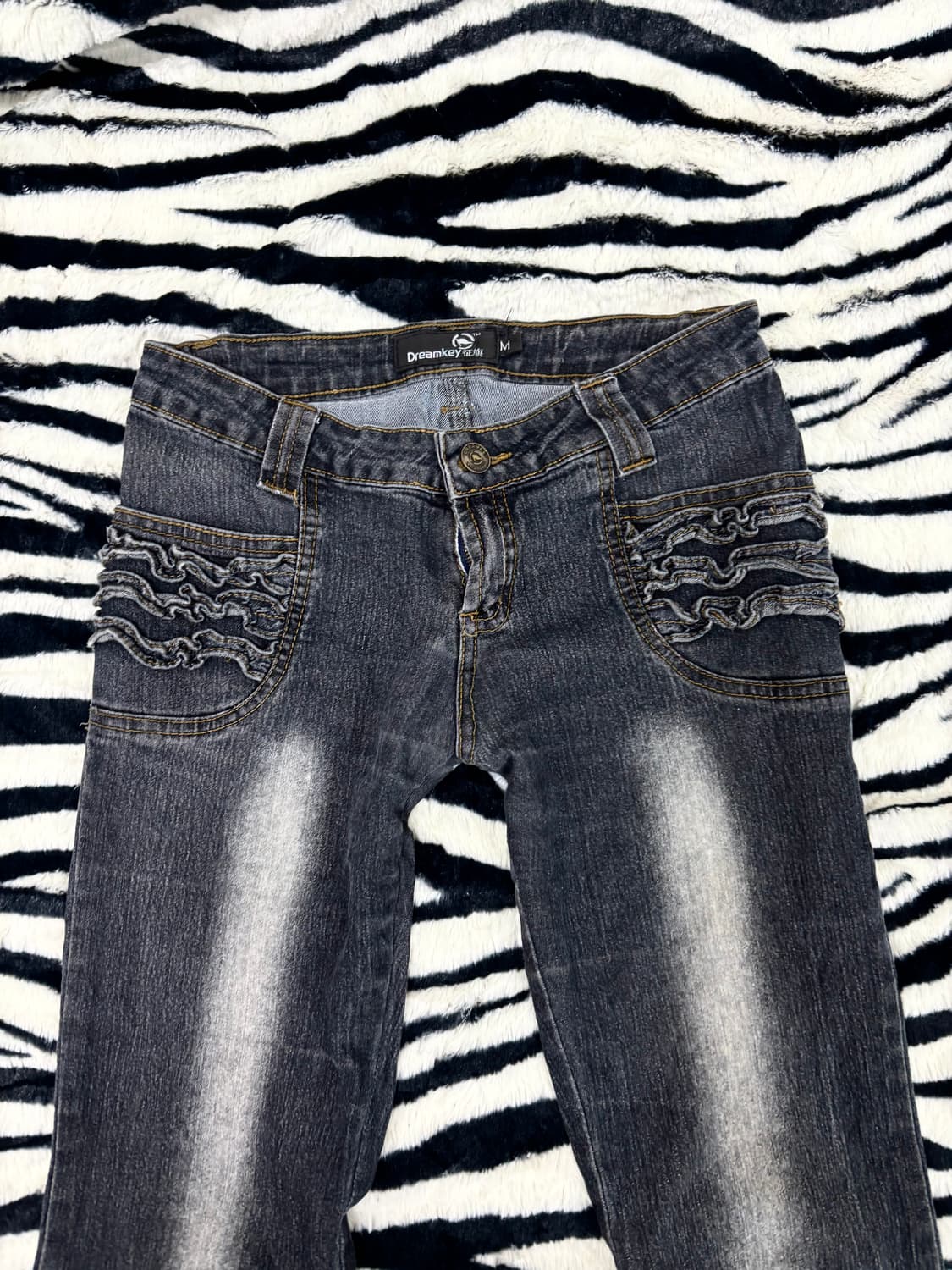 [Dreamkey]2000s Rare Design Frill Flared 상품이미지7