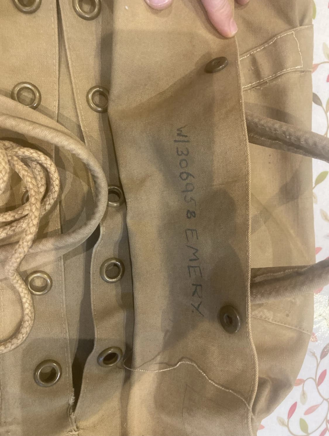 1940s ww2 canvas bag 상품이미지5