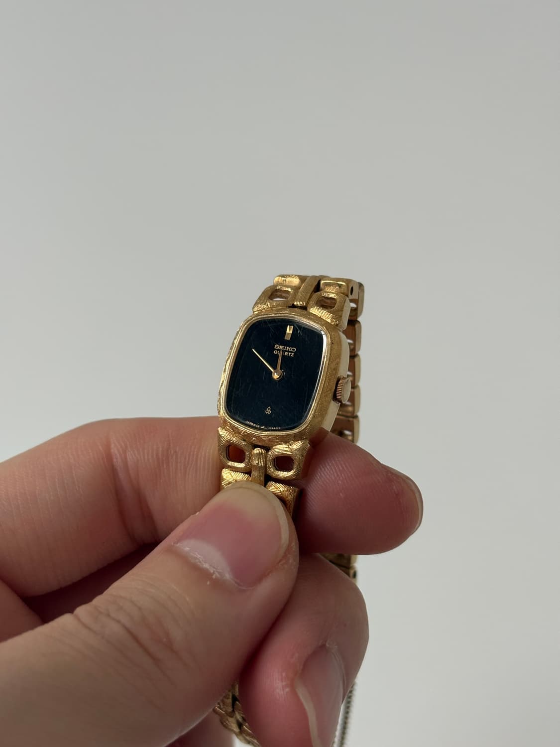 1970s Gold Square Bracelet Ladies Quartz 상품이미지3