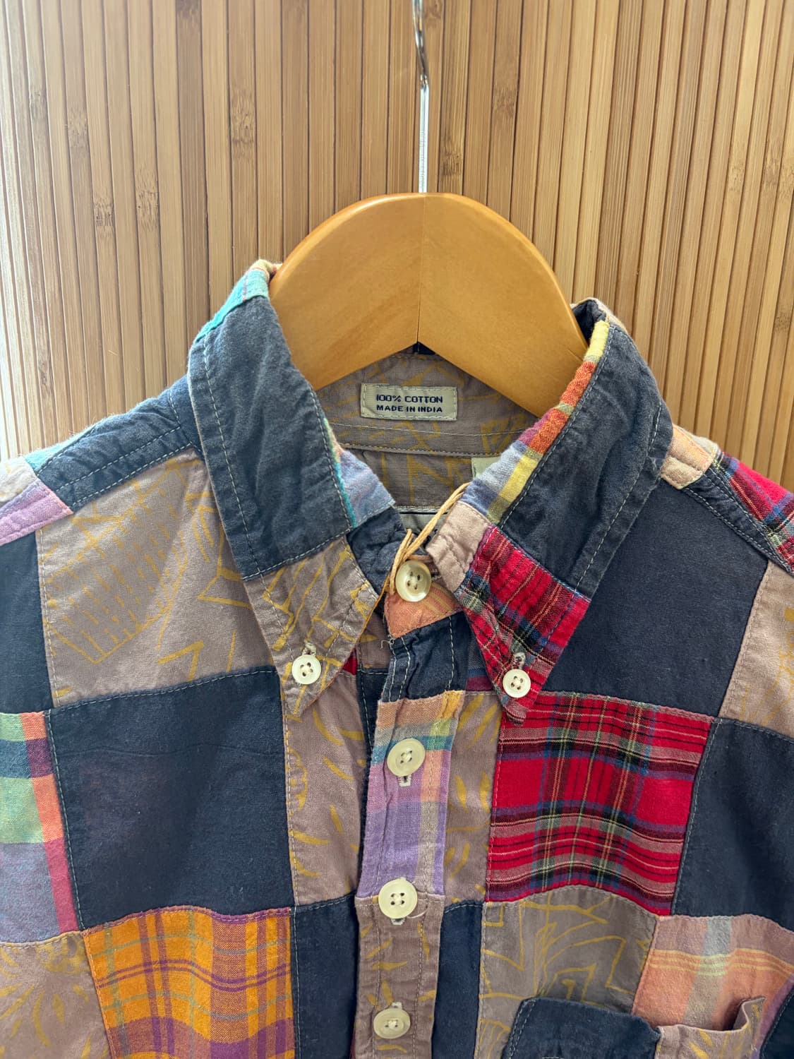INDIA COTTON PATCH SHIRT 상품이미지4