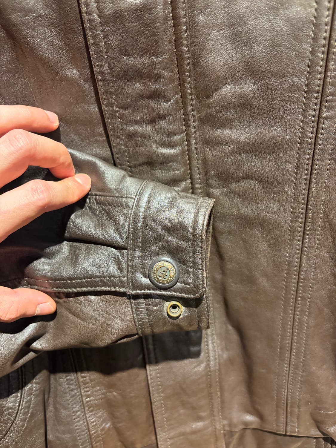 Vintage flight leather jacket 상품이미지3