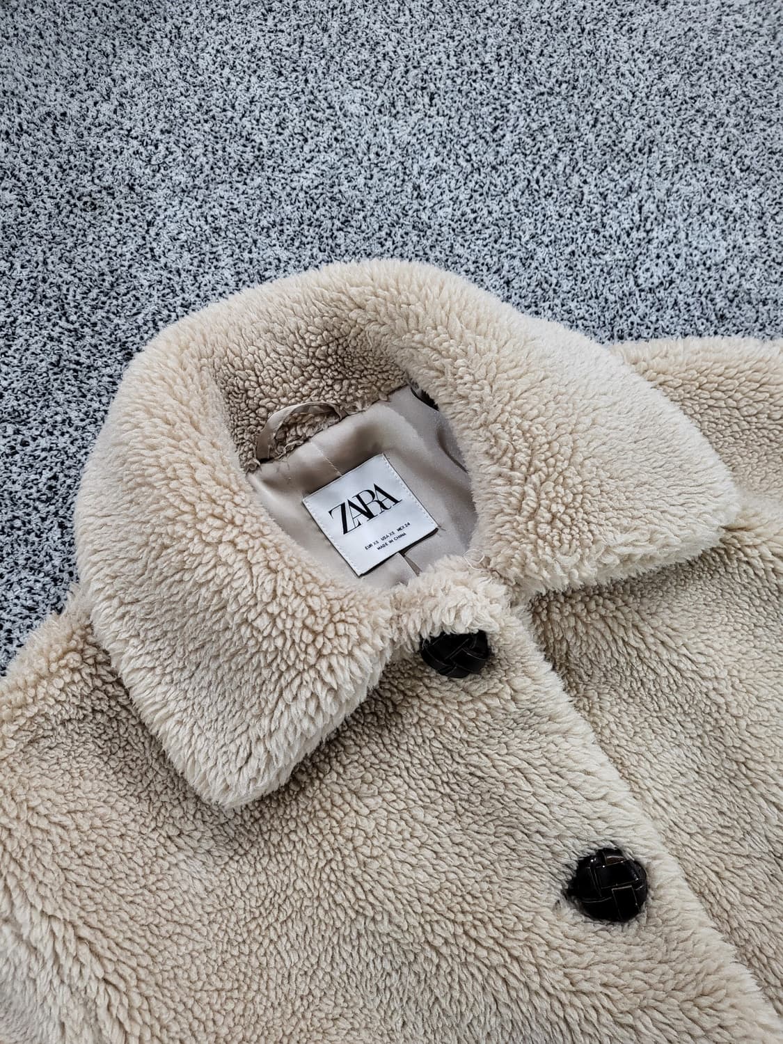 자라(ZARA) 뽀글이 자켓 (베이지) 상품이미지3