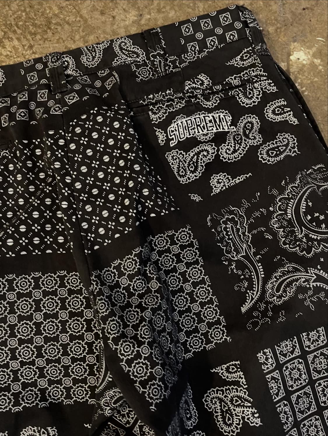 Supreme Paisley Grid Chino Pants - 20Ss 상품이미지8