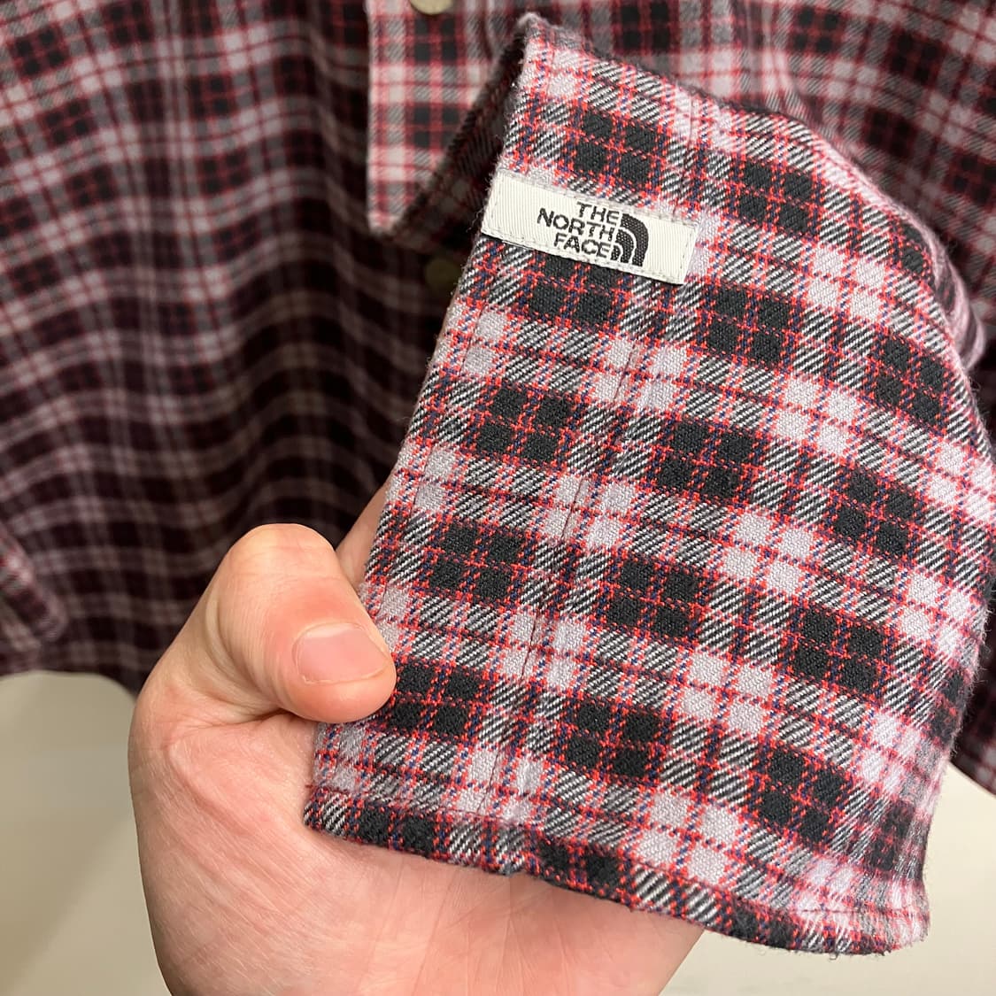 N75 노스페이스 체크셔츠 빈티지 상품이미지7
