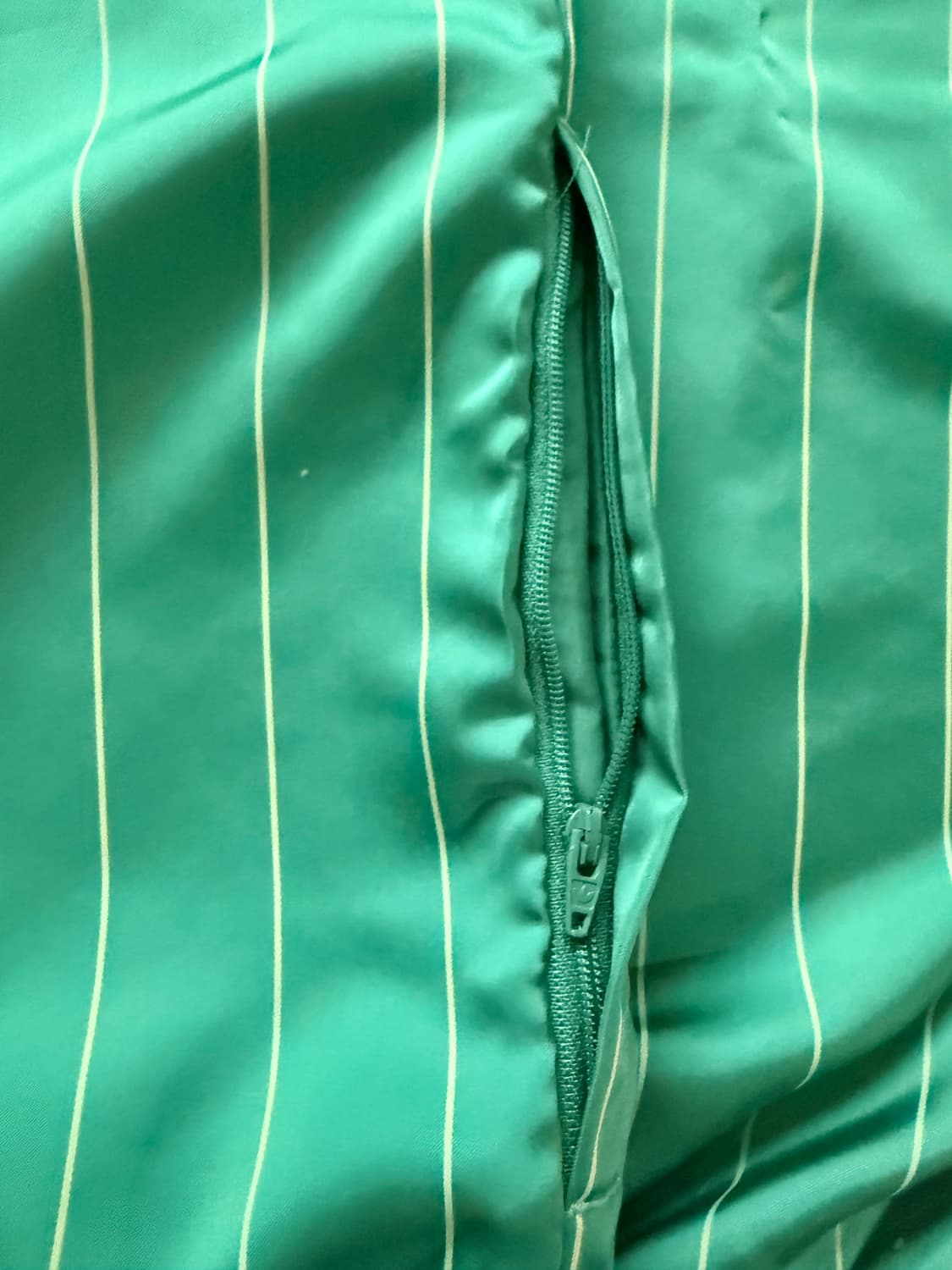 아디다스 그린&옐로우 핀스트라이프 윈드브레이커 상품이미지4