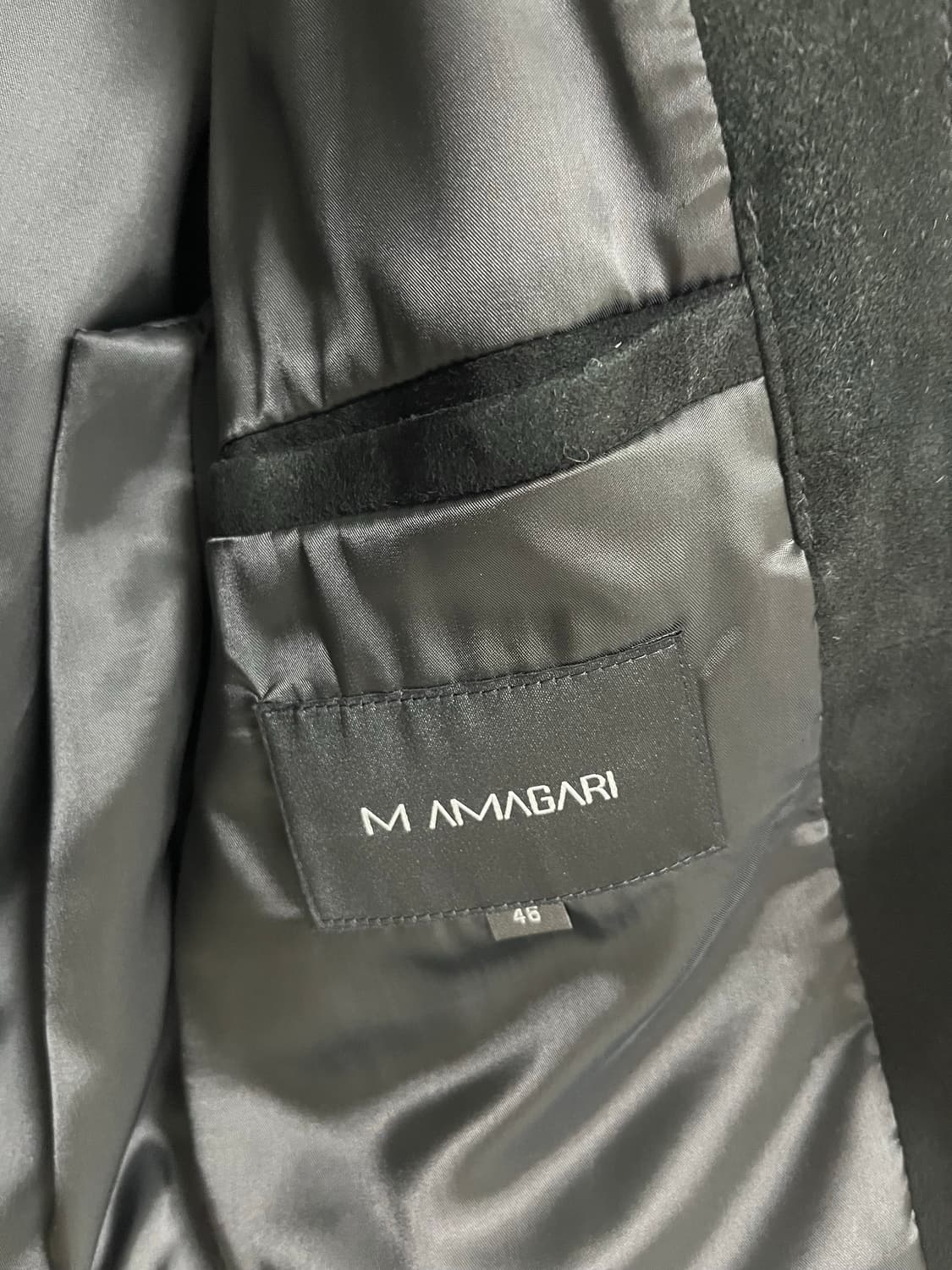 마마가리 블랙 스웨이드 트러커 자켓 상품이미지3