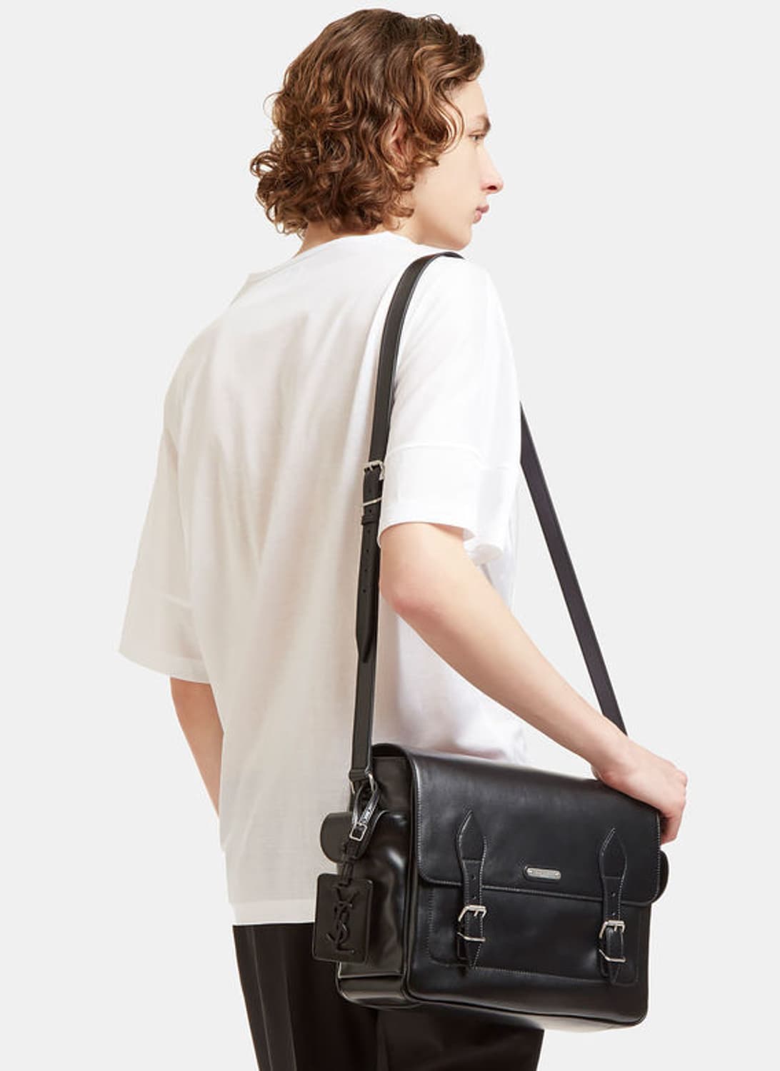 생로랑 by 안토니 바카렐로 카프스킨 플랩 메신저 백 상품이미지2