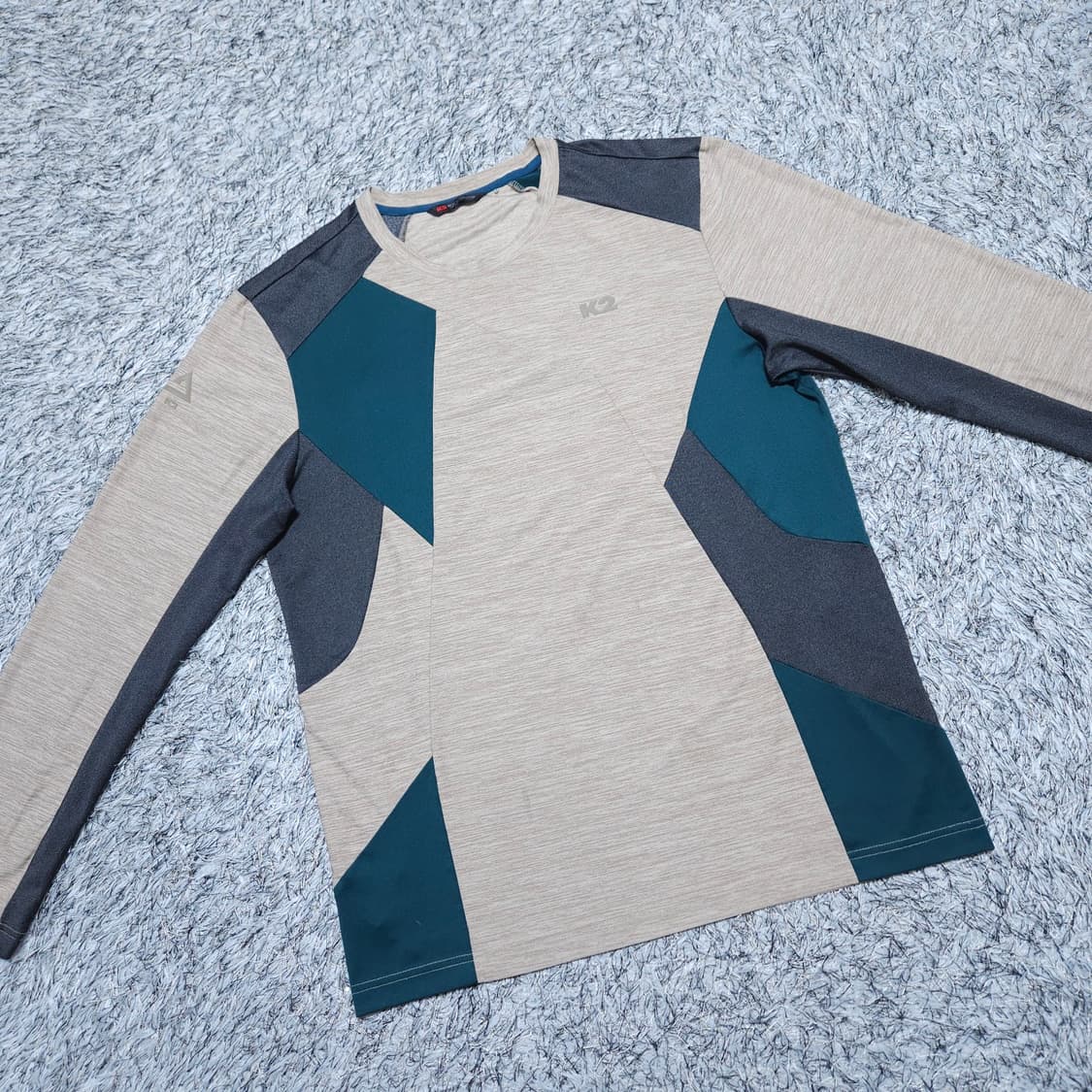 K2)110 남자 춘추 등산긴팔티 긴팔라운드 / 왕눈이샵 상품이미지2