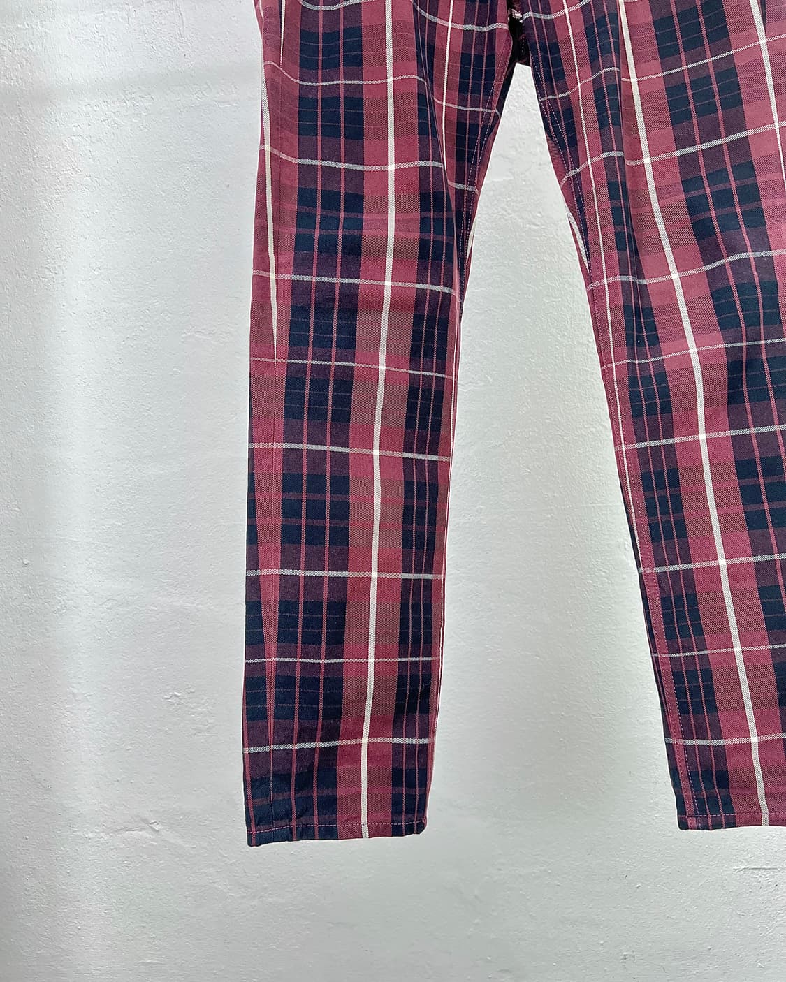 비비안 웨스트우드 앵글로마니아 마드라스 체크 팬츠 상품이미지4