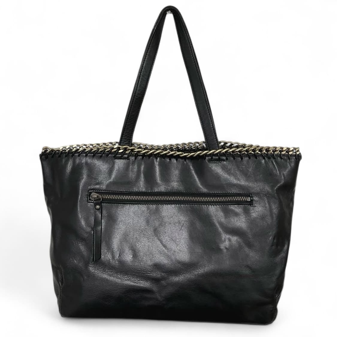 장폴고티에 골드체인 소가죽 토트백 y2k 상품이미지2