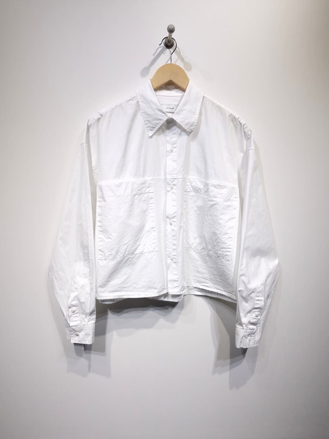 AT CORNER 앳코너 포켓 크롭 셔츠 상품이미지1