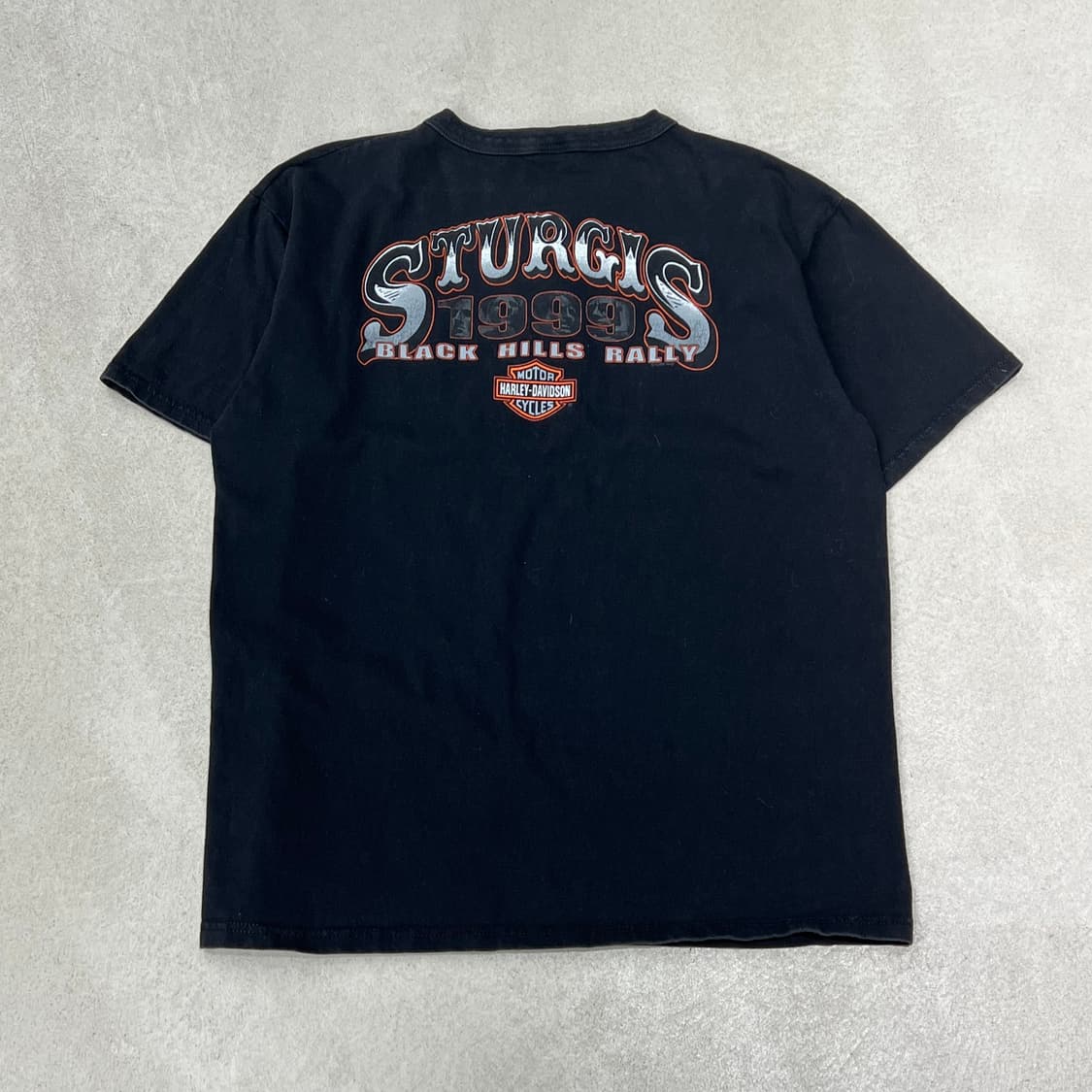 할리데이비슨 헨리넥 프린팅반팔티 s09904 상품이미지2