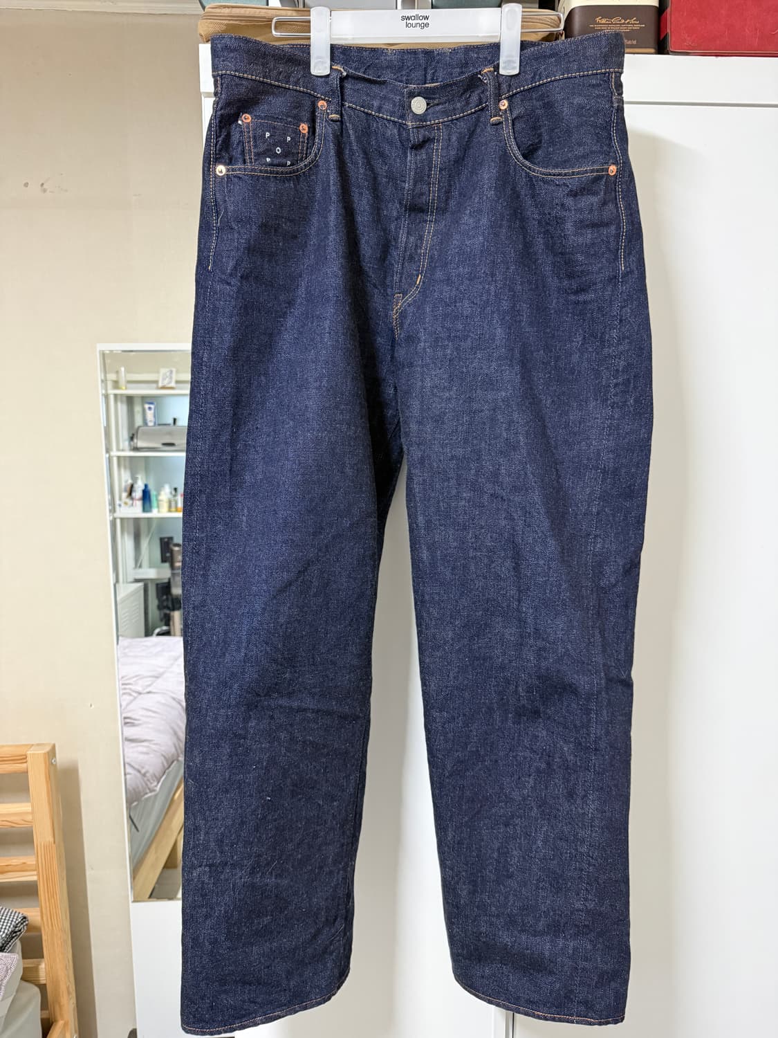 풀카운트 x 팝트레이딩 한정판 DRS 데님 L 사이즈 상품이미지1