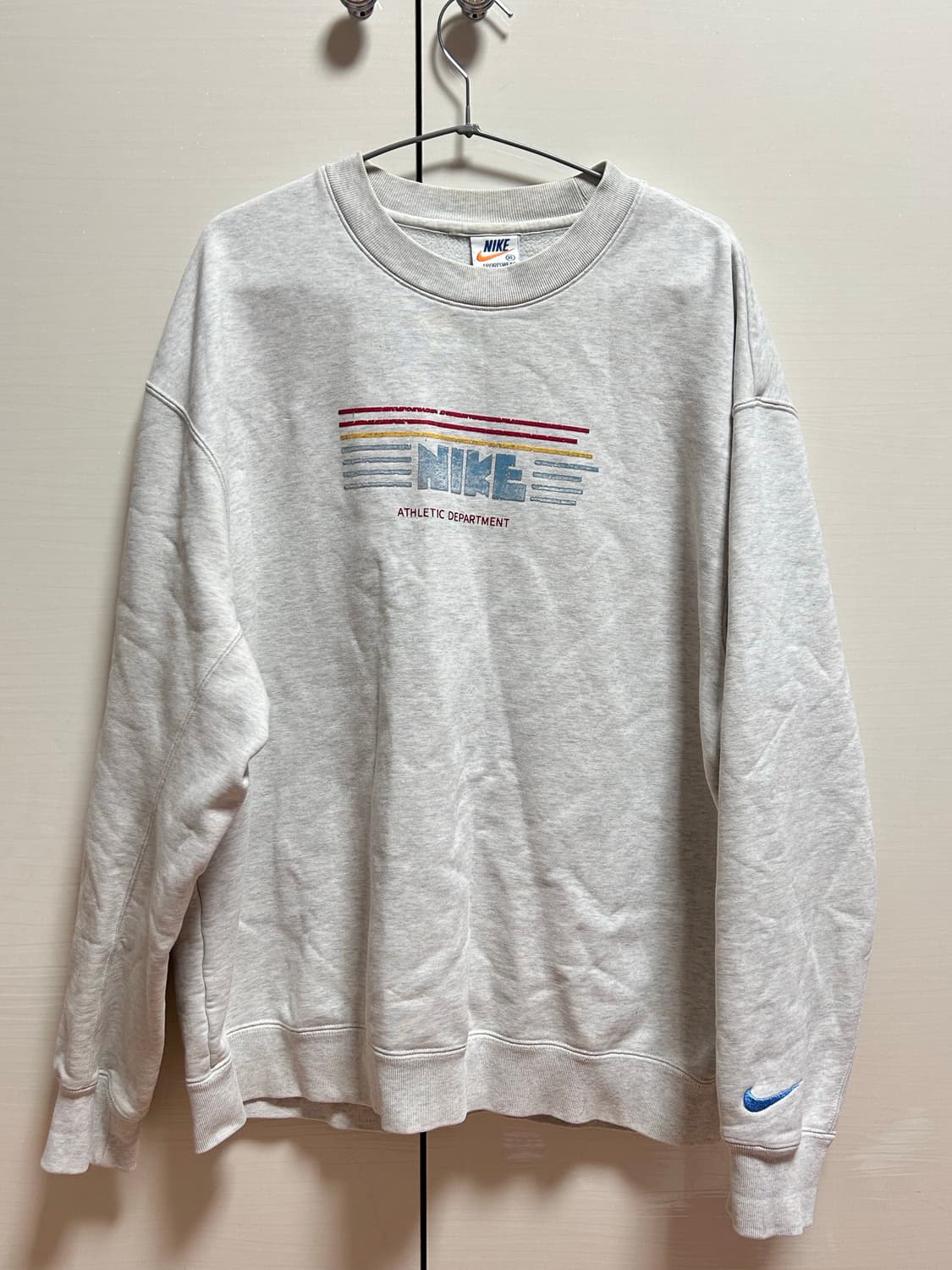 나이키 맨투맨 회색 XL 상품이미지1