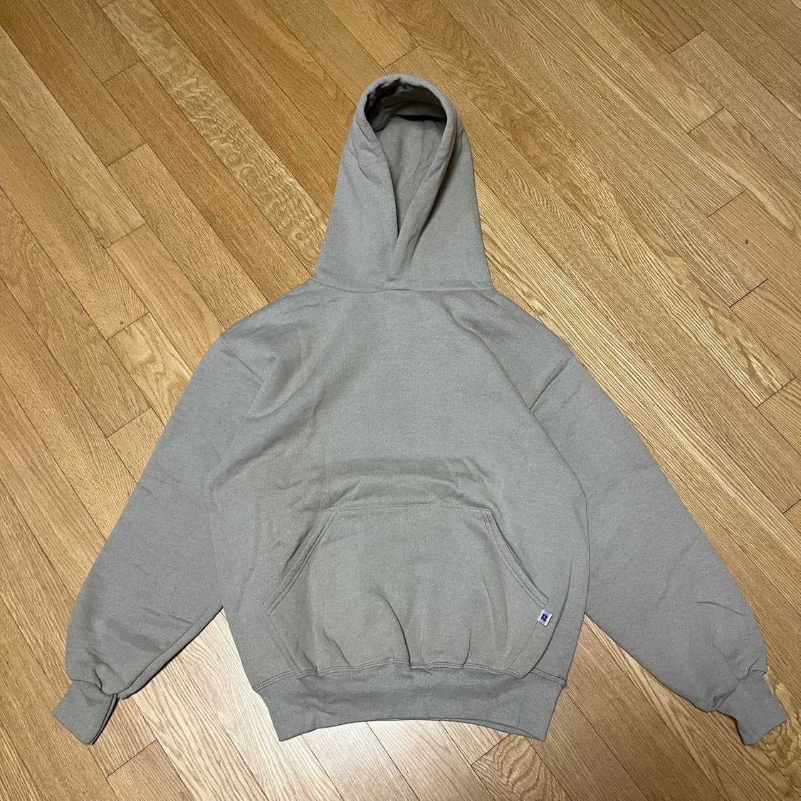 [M] 90s 빈티지 러셀 후드 베이지 상품이미지2