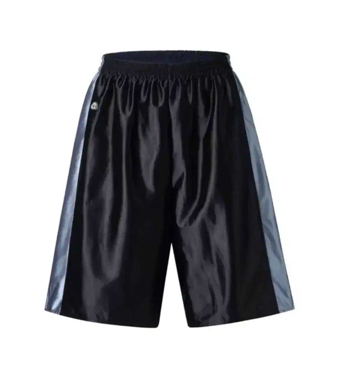 코이세이오 샤이닝 트리콧 쇼츠 팬츠 블랙 상품이미지1