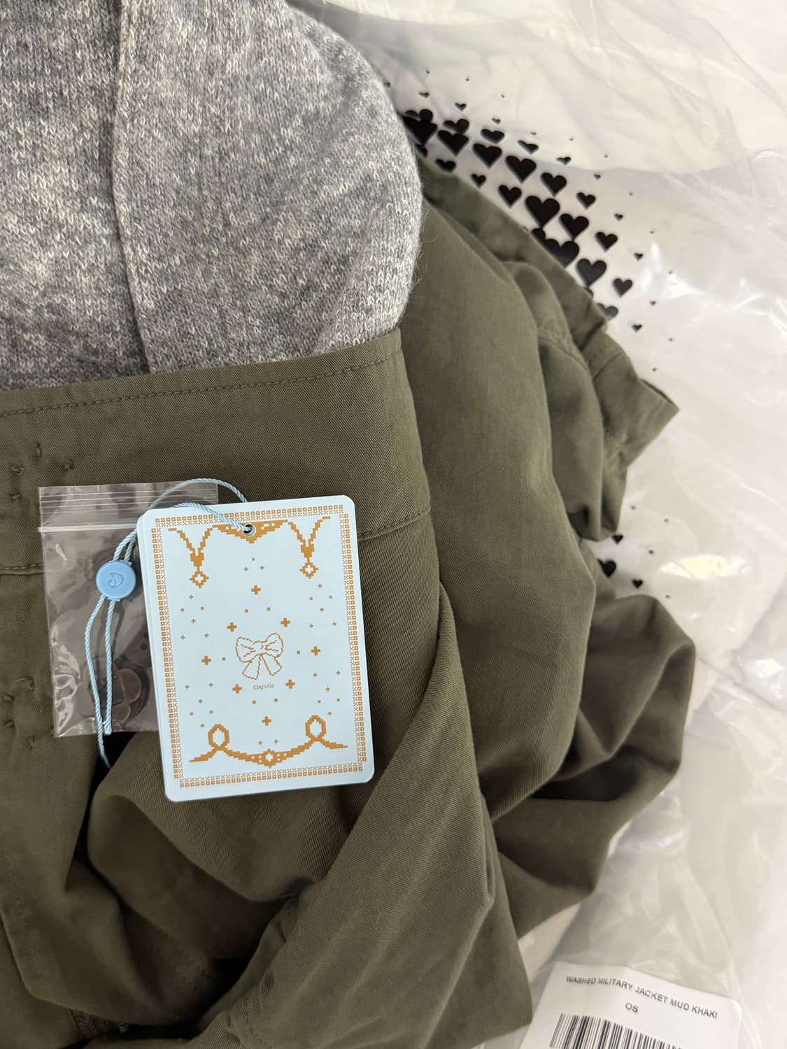 코이세이오 밀리터리 야상 카키 상품이미지2