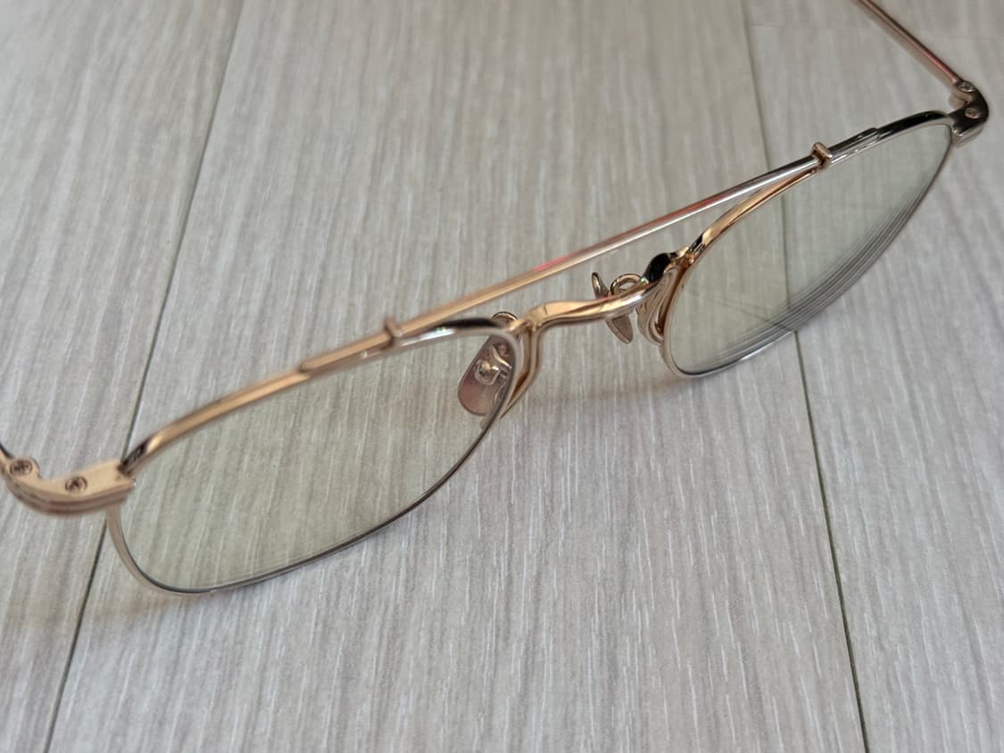 미스터젠틀맨 BRAD 투브릿지안경 col.A 유광골드 상품이미지5