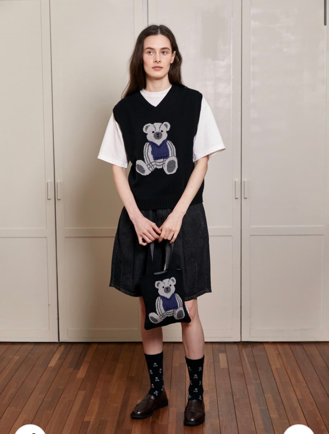 삭스어필 니트 조끼 상품이미지2