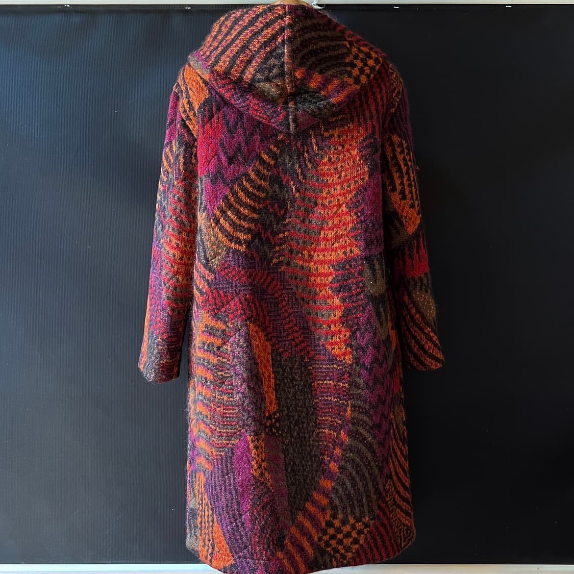  00s MISSONI 모헤어 시그니처 리버시블 코트  상품이미지5