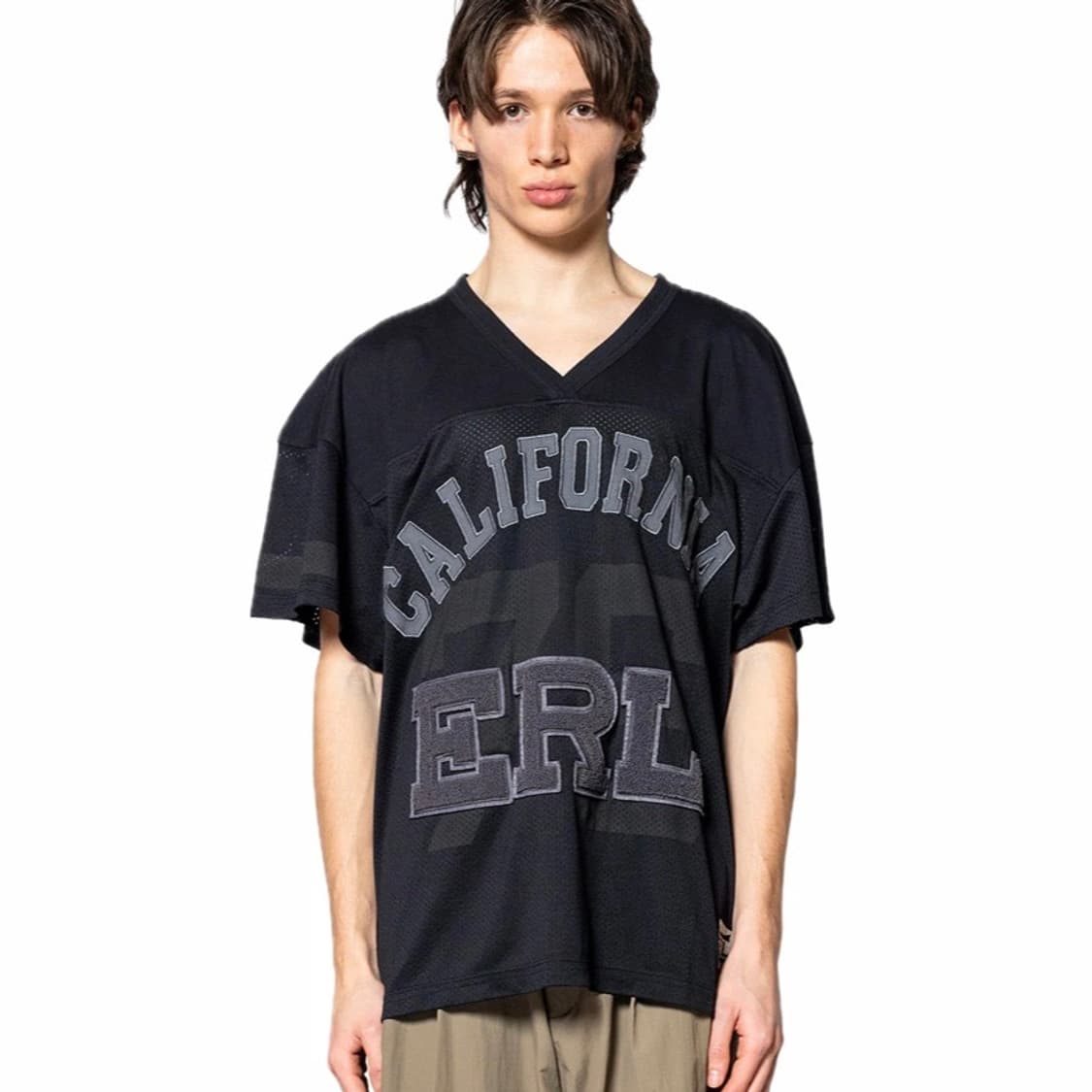 [M,L,XL]이알엘 ERL 26ss 캘리포니아 매쉬 풋볼 티 상품이미지1