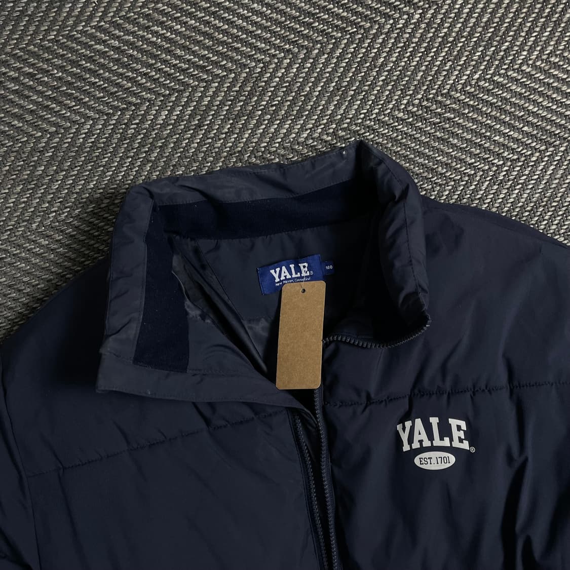 YALE 예일 로고 베이직 푸퍼 패딩y 4989 상품이미지6