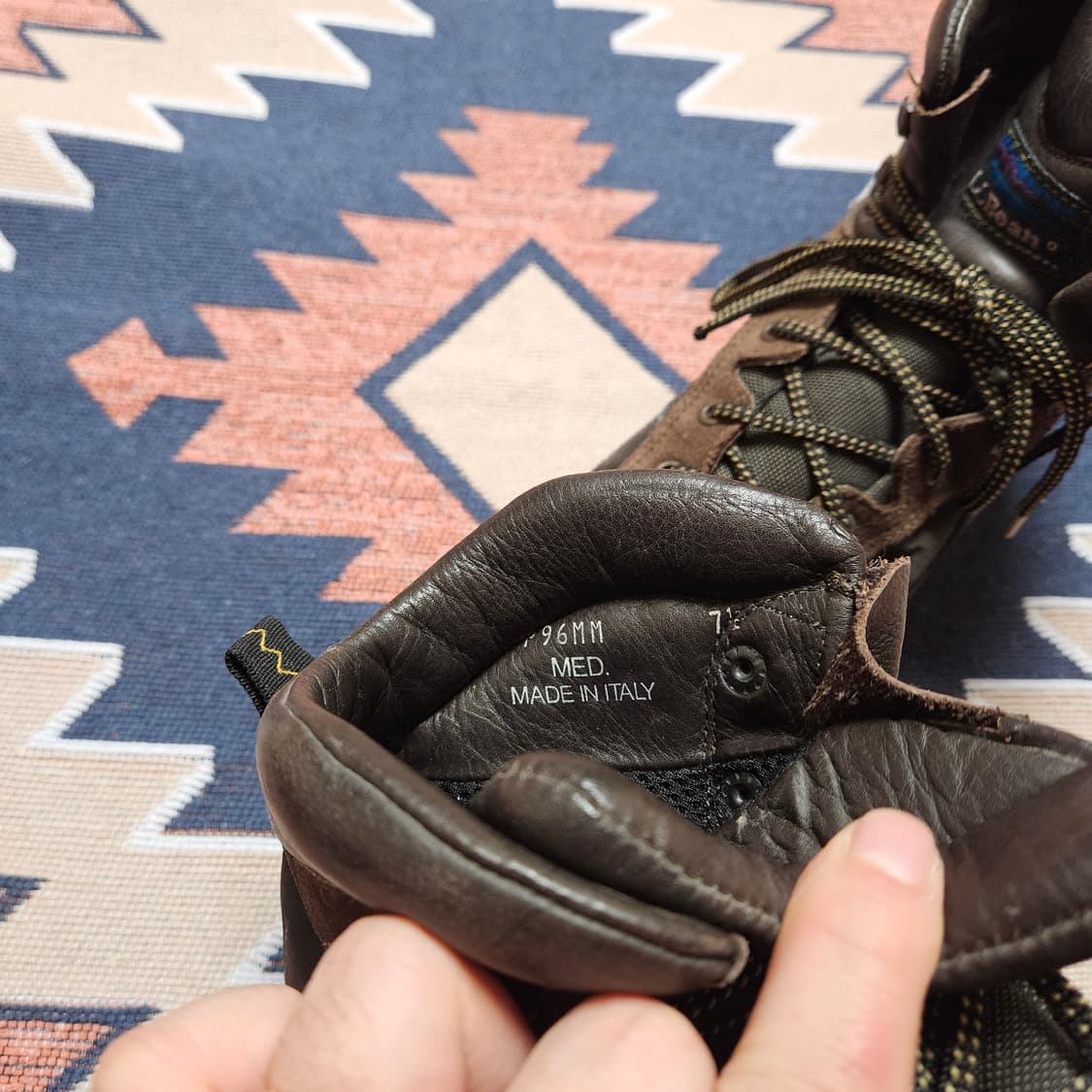 90s 엘엘빈 비브람 하이킹 부츠 / Made in ITALY 상품이미지8