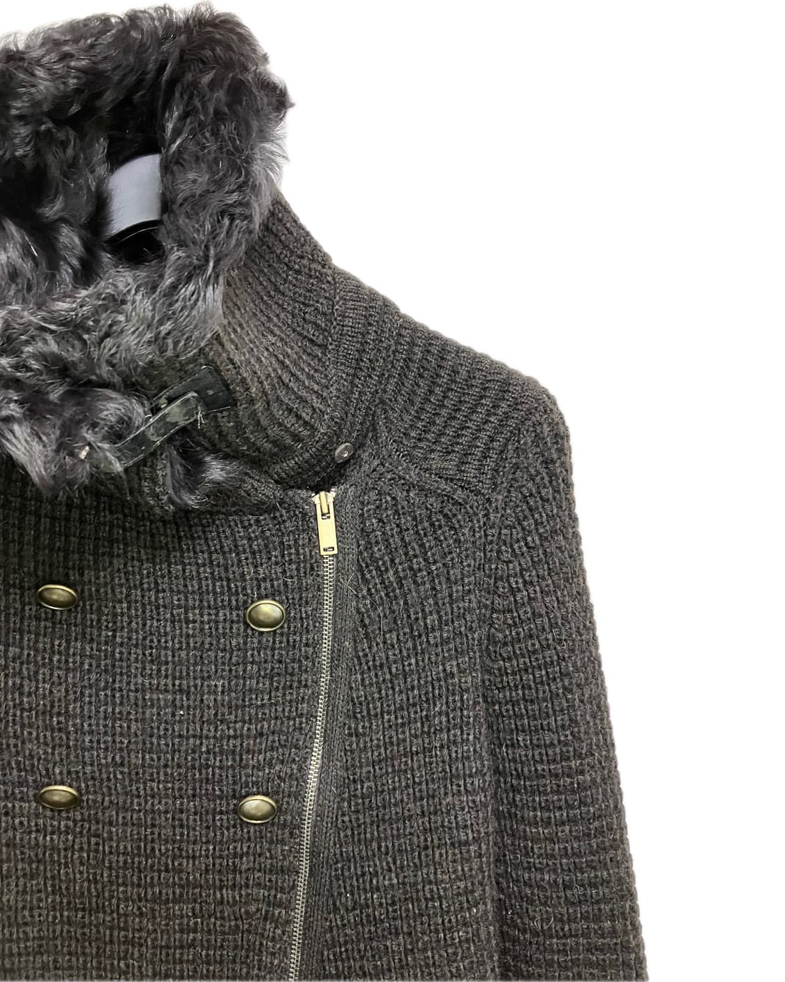 System brown Fur detail jacket 상품이미지7