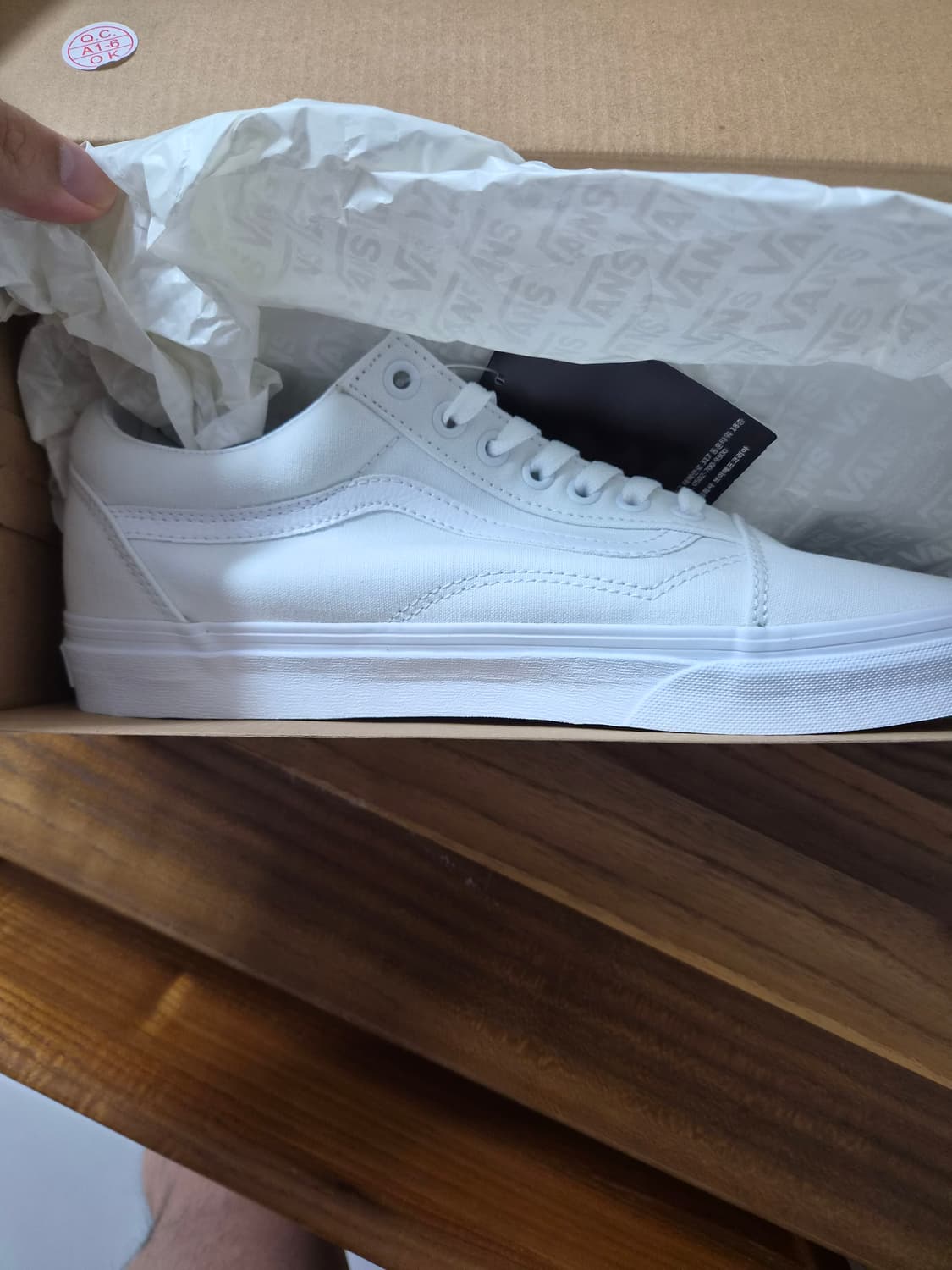 반스 올드스쿨 화이트 상품이미지1