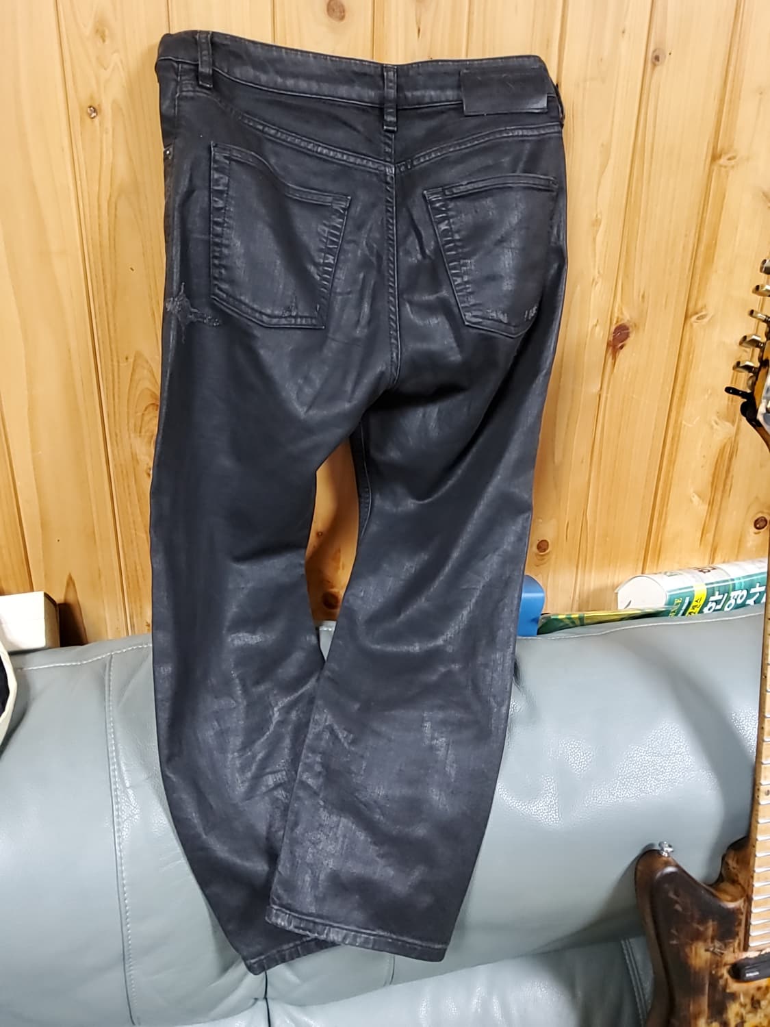 Diesel Aryel 블랙 코티드 진 24w 상품이미지10