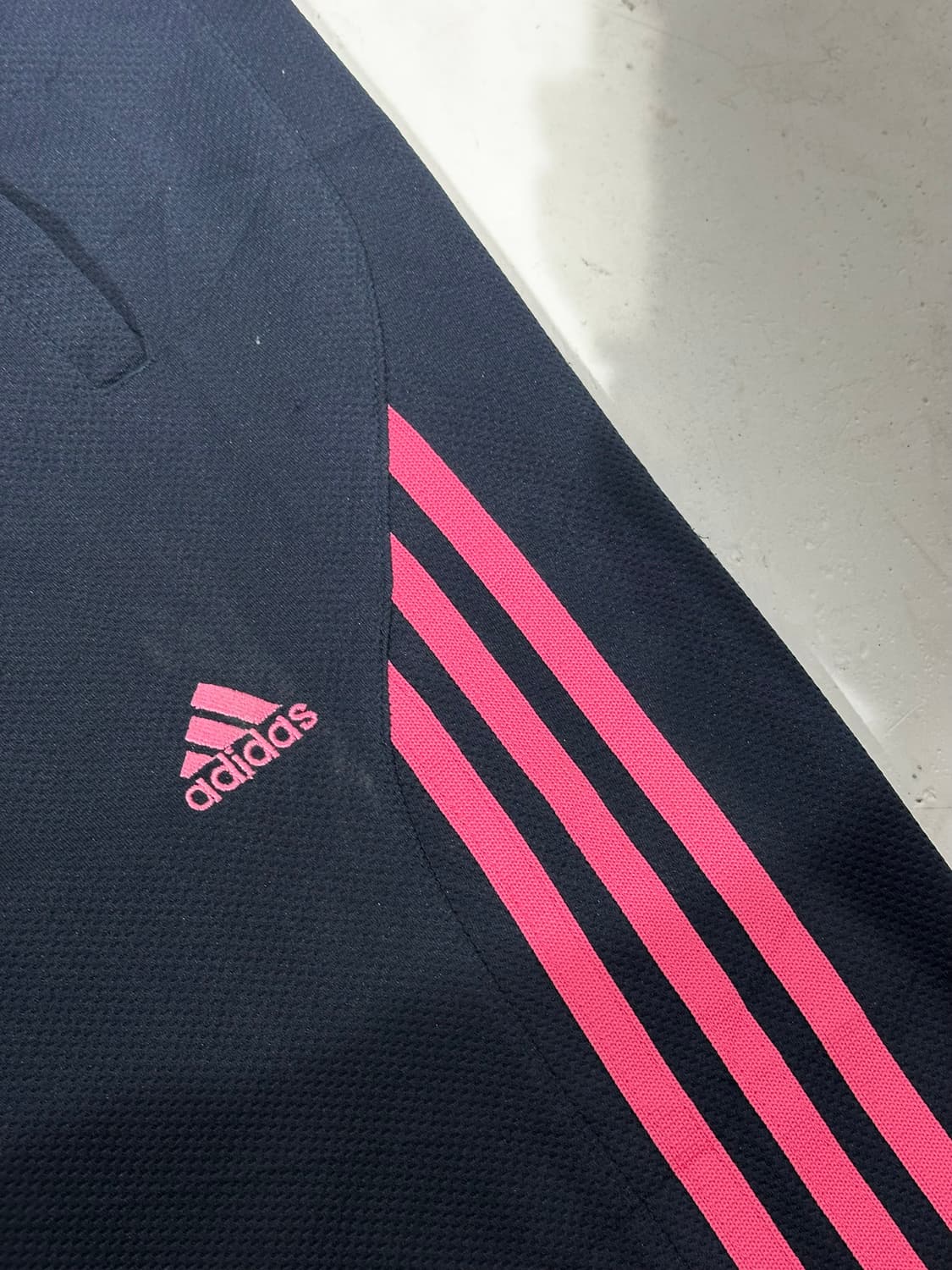 아디다스 네이비 핑크 삼선 와이드 팬츠 M 상품이미지6