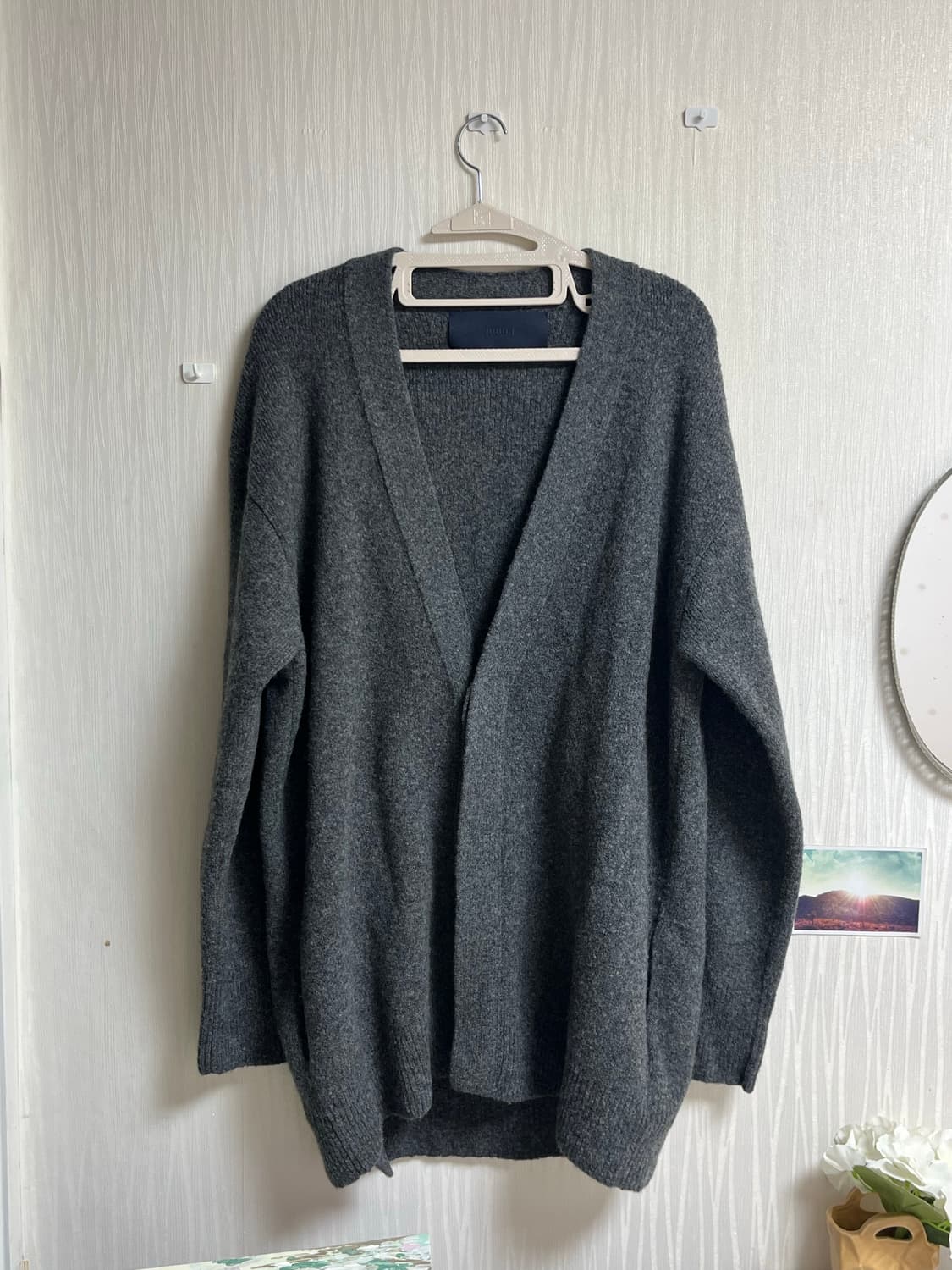 준지 그레이 모 가디건 상품이미지1