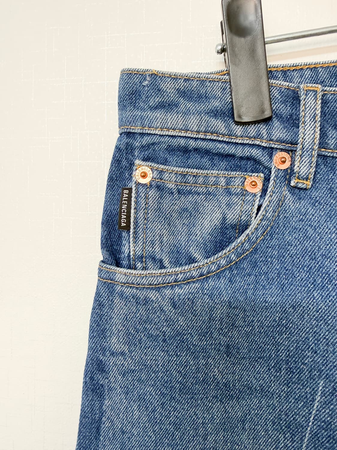 Balenciaga 발렌시아가 와이드 데님 팬츠 상품이미지4