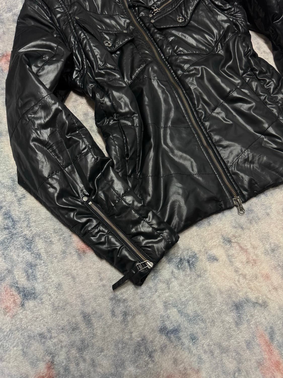 Hideaways 00s vkei trimming fur down jac 상품이미지5