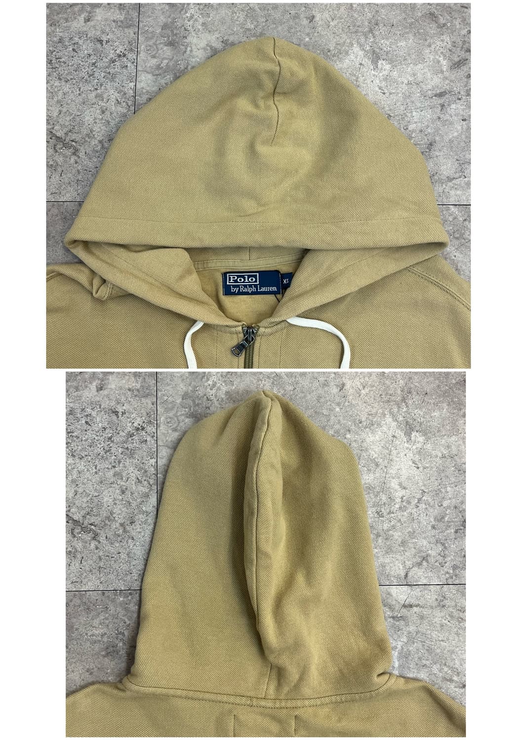 폴로 랄프로렌 후드집업 베이지 XL #csz3440 상품이미지5