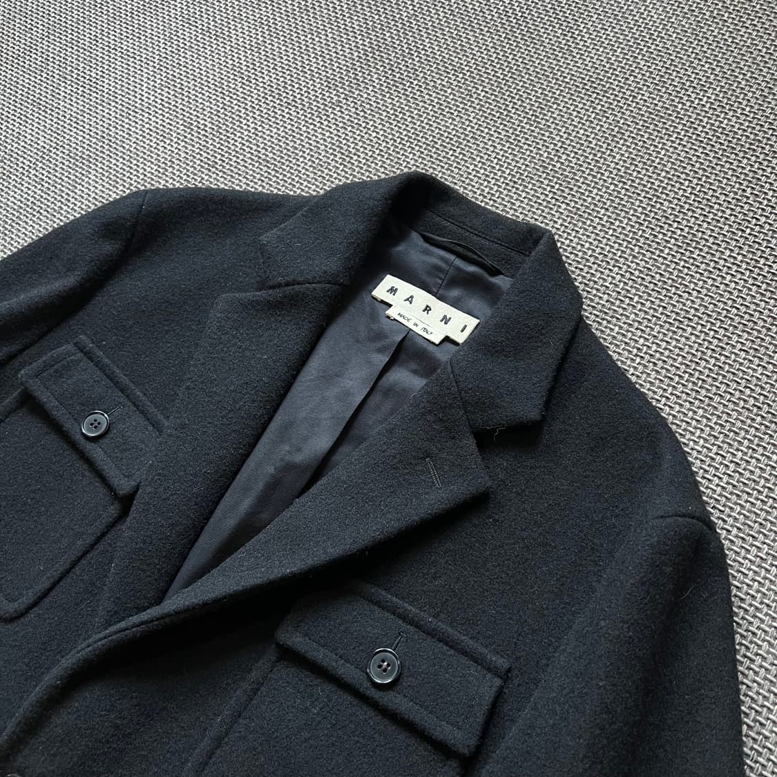 100) 마르니 투포켓 오버코트 상품이미지3