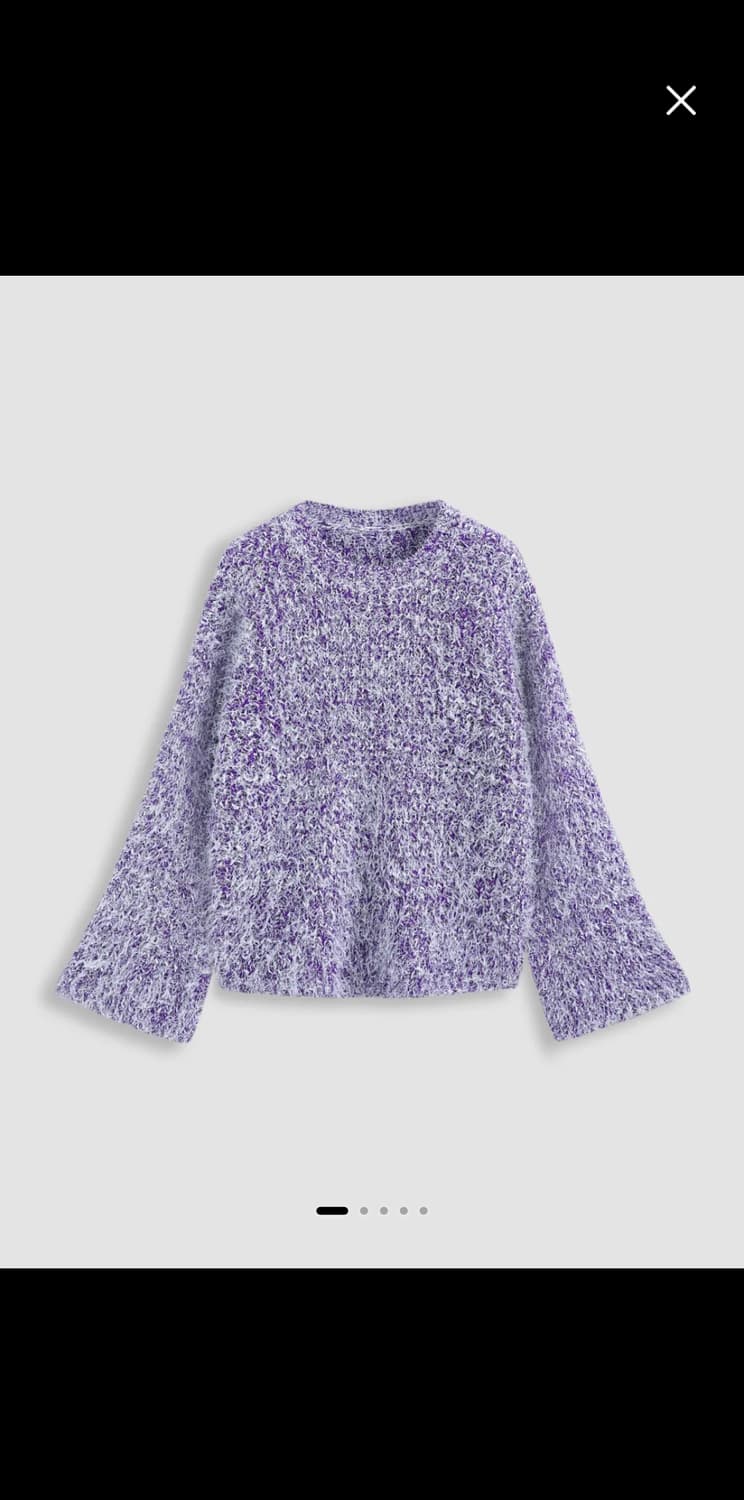 샵사이다 오버핏 솔리드 니트 S 상품이미지1