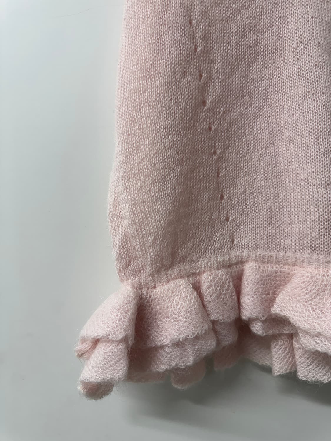 포에토 핑크 니트 뷔스티에 가디건 세트(새상품) 상품이미지6