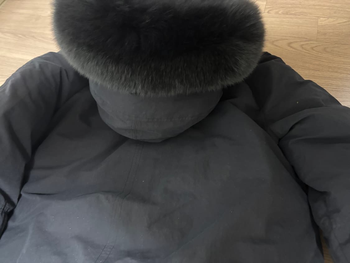 상태최상 지컷 빅사가퍼 야상 롱패딩 55(오버핏 66충분히) 상품이미지6