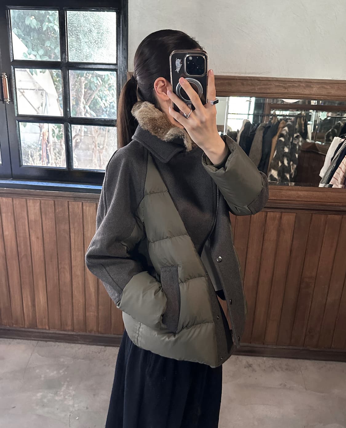 PLUMPYNUTS fur down jacket 상품이미지1