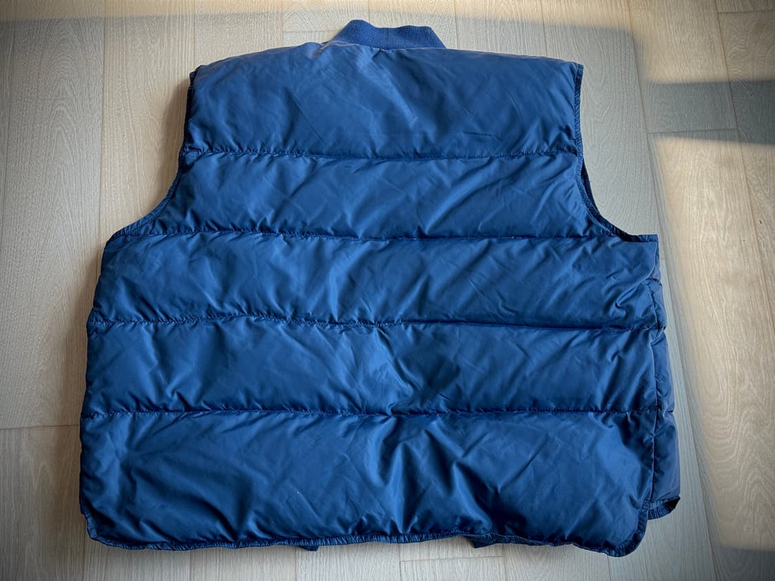 [Made in USA] 80-90s 에디바우어 블랙 택 구스다운 베스트 상품이미지3