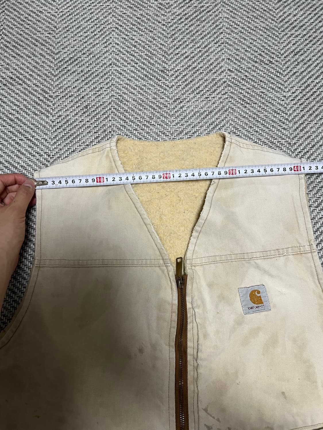 80s 칼하트 베스트 브라운 L 상품이미지5