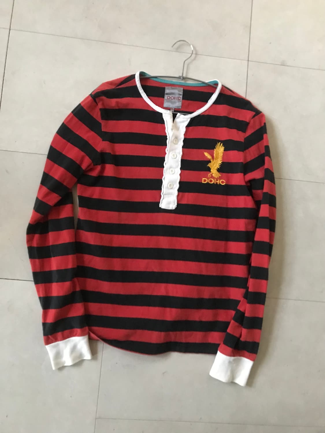 DOHC 스트라이프 버튼 롱슬리브 상품이미지9