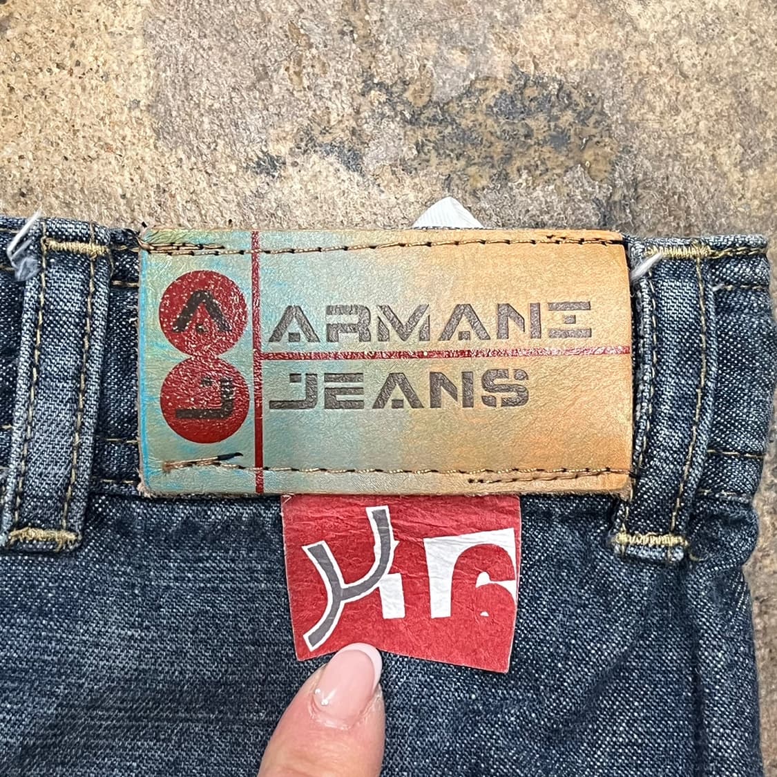 [정품/36] 아르마니 진스 데님 조거 팬츠  상품이미지4