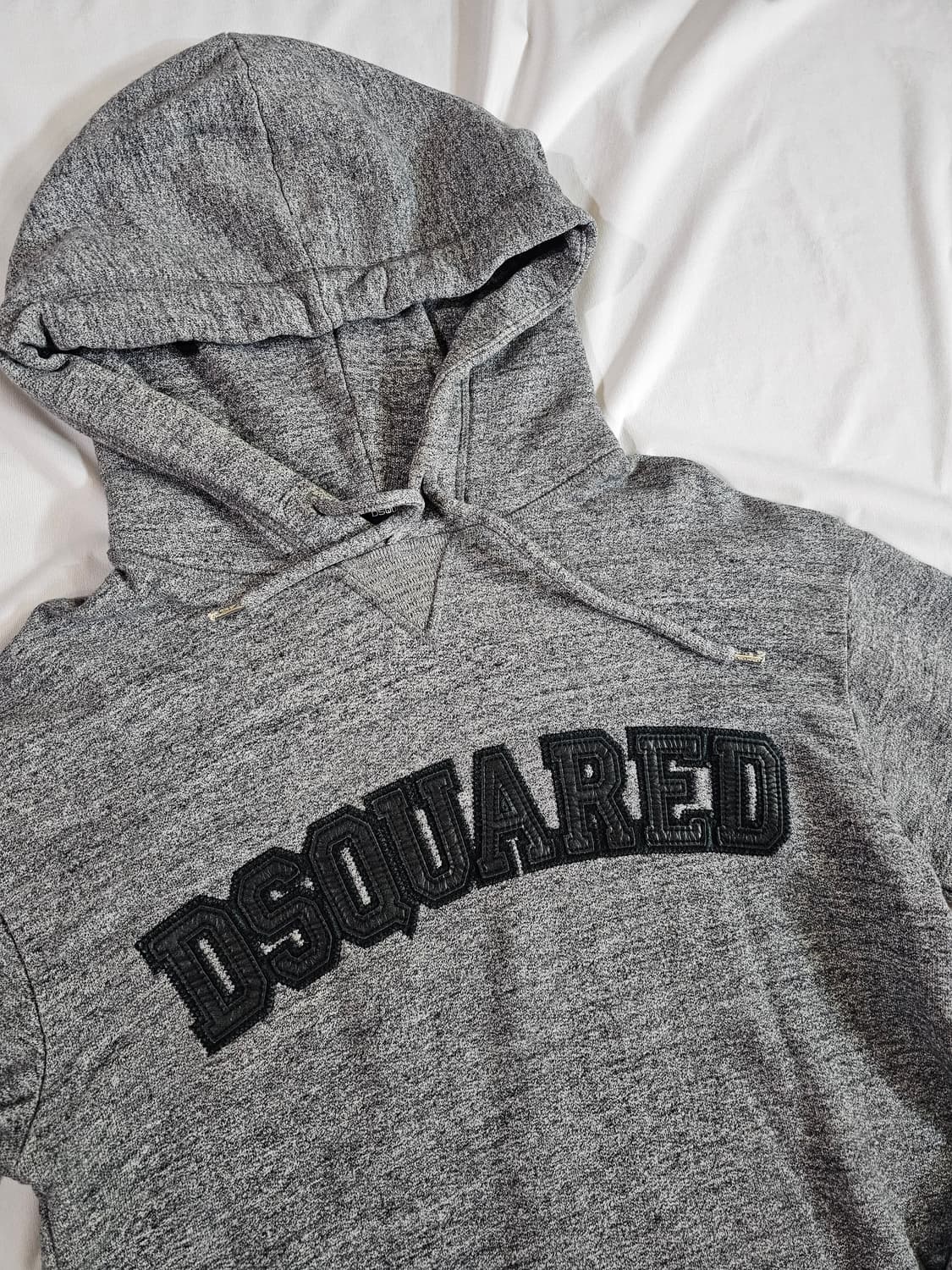 [M] 디스퀘어드 슬림핏 로고 후드티 그레이 상품이미지2