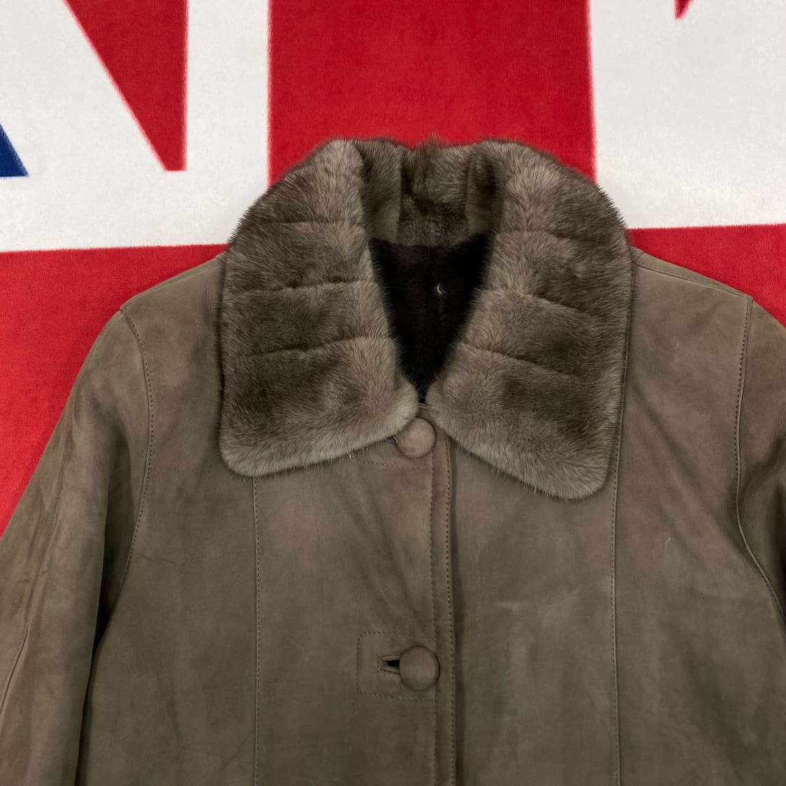 양가죽 스웨이드 밍크 코트 100 상품이미지3