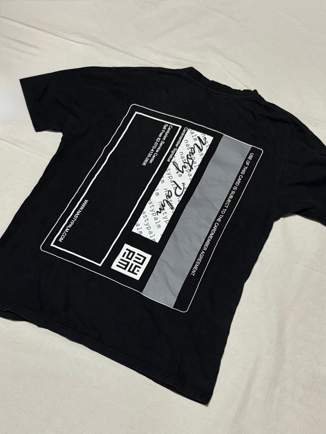 네스티 팜 블랙카드 티셔츠 M 상품이미지2