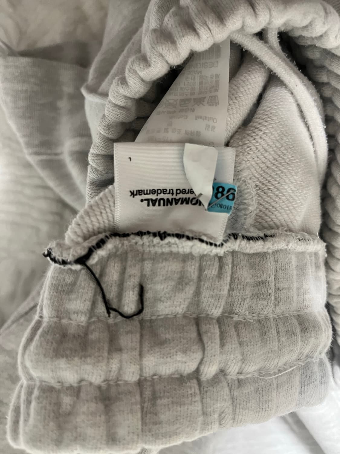 노매뉴얼 스웨트 스웻 셋업  상품이미지3