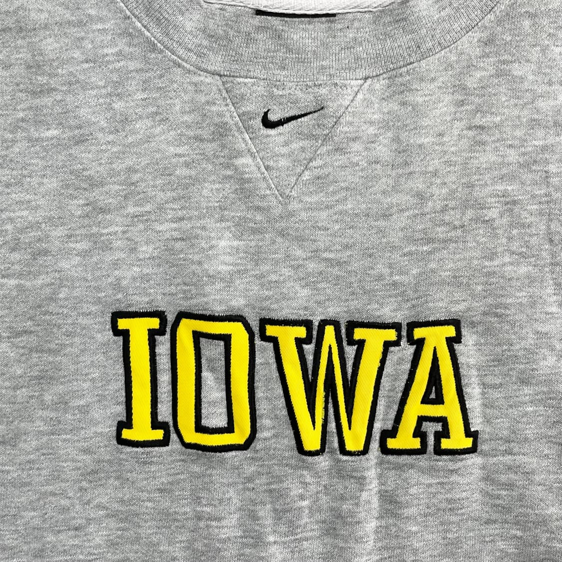 90‘s 나이키 아이오와 대학 센터 스우시 스웻셔츠 L 상품이미지4