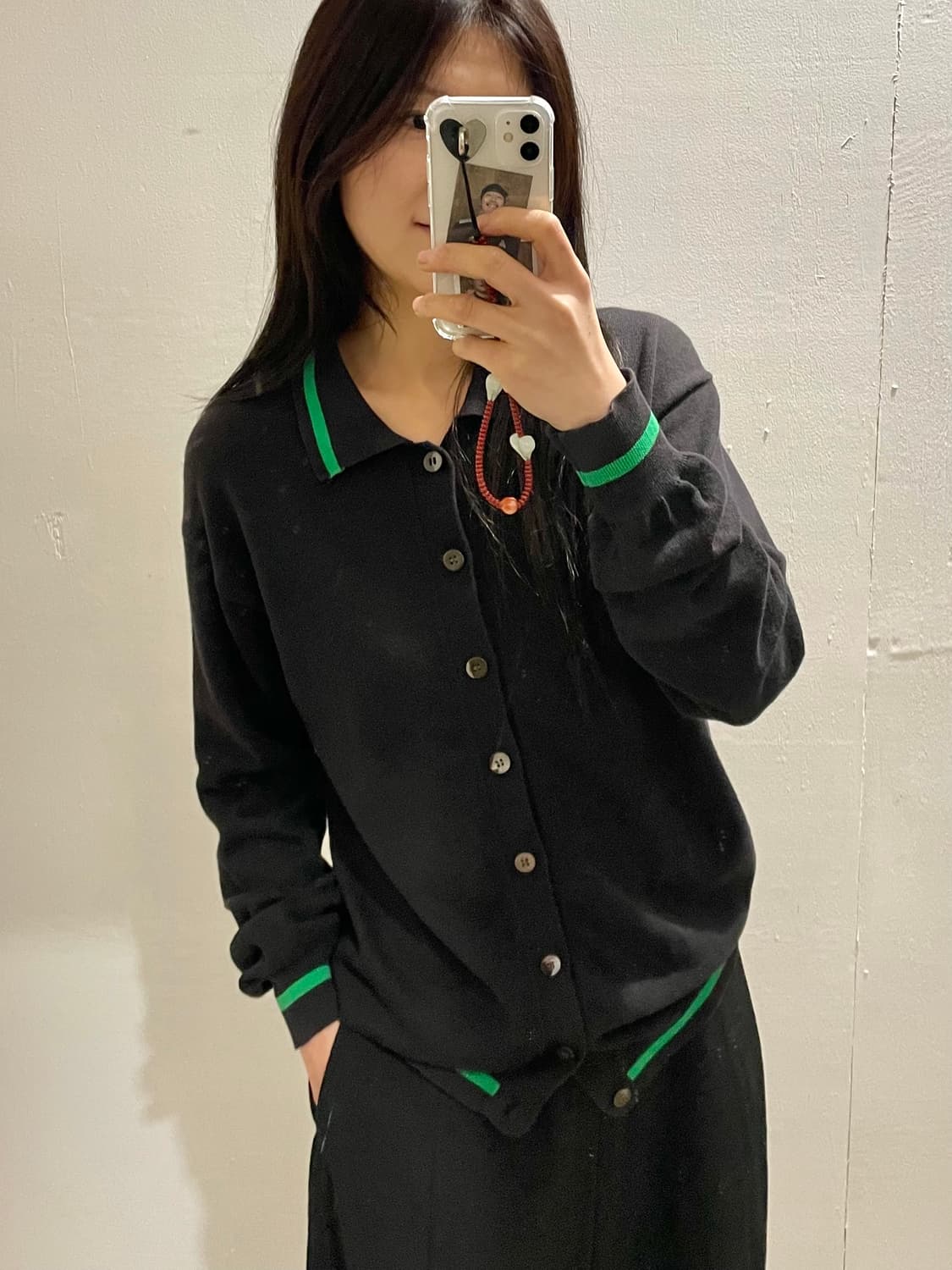 💚빔즈 카라니트 가디건🖤 상품이미지1